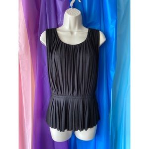 J.Crew Pleated Peplum Top (Medium)